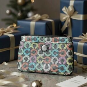 Coach Waverly Multi-Color C Wristlet,